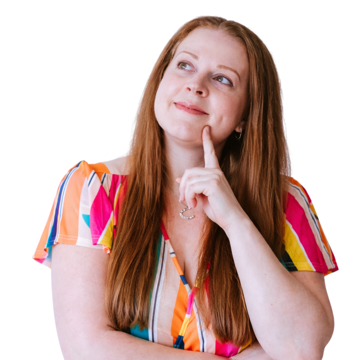 Picture of Kim thinking